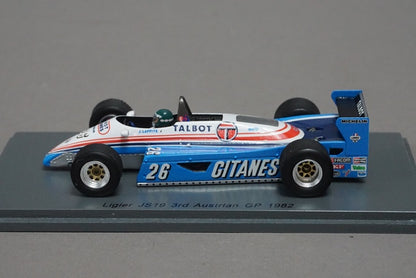 1:43 SPARK S4264 Ligier JS19 Australian GP 1982 #26 Jacques Laffite GITANES