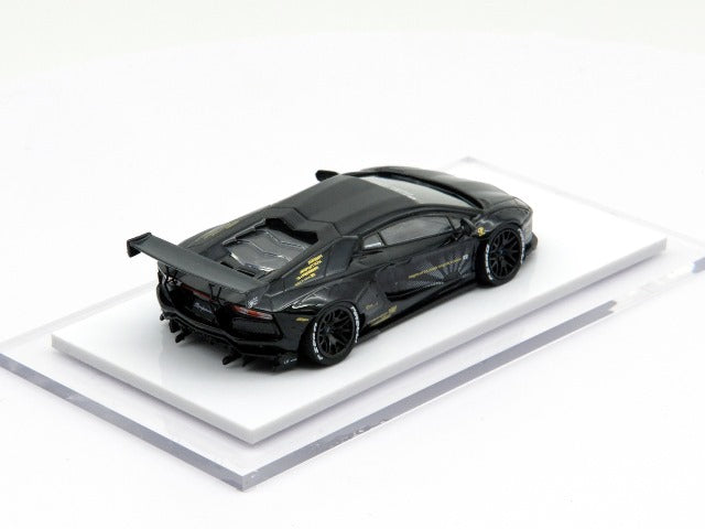 LB700-008 LB PERFORMANCE 1:64 LIBERTY WALK LB WORKS Aventador LP700 Black