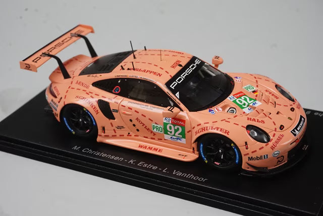1:43 SPARK S7033 Porsche 911 RSR #92 Winner LMGTE Pro class 24h Le Mans 2018