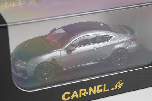 CN640031 CAR-NEL 1:64 Lexus RC F "F 10th Anniversary" Matt Marcury Grey Mica