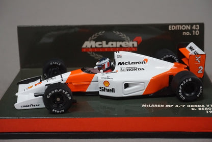 1:43 MINICHAMPS 530924302 McLaren Honda MP4/7 V12 G.Berger 1992 #2