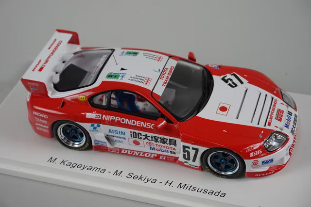 1:43 Spark S2389 Toyota Supra Le Mans 1996 #57 Masami Kageyama / Masanori Sekiya / Hidetoshi Mitsusada