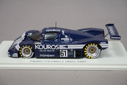 1:43 SPARK S1257 Sauber C9 #61 1987 Le Mans 24h H.Pescaloro M.Thackwell Hideki Okada model car