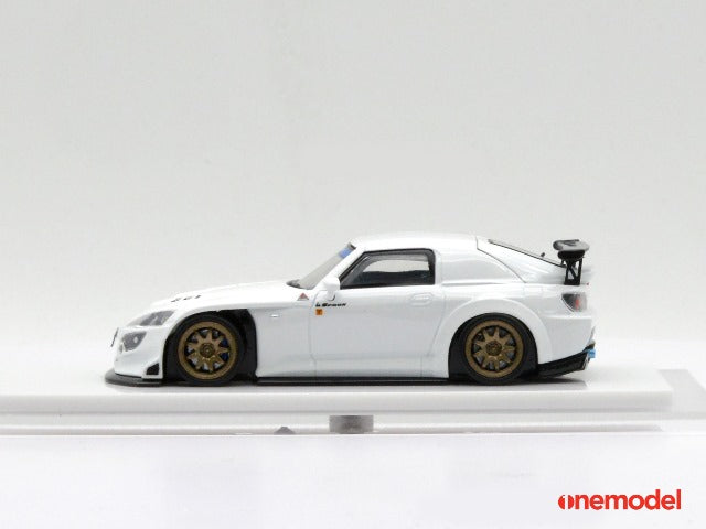 20E03-03 onemodel 1:64 Honda S2000 Spoon Street Version White