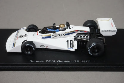 1:43 SPARK S4011 Surtees TS19 German GP 1977 #18 Vern Schuppan