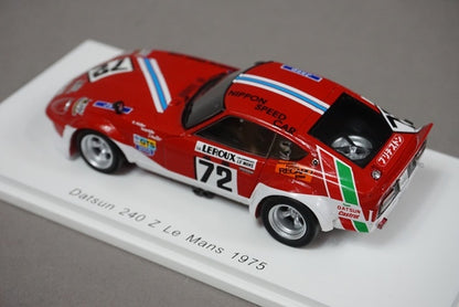 1:43 SPARK S3581 Datsun 240Z #72 24H Le Mans 1975 A.Haller/H.Schuller/B.Maechler