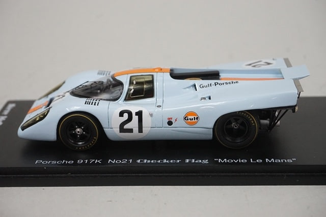 1:43 SPARK Steve McQueen Collection 03 Porsche 917K "Movie Le Mans" #21