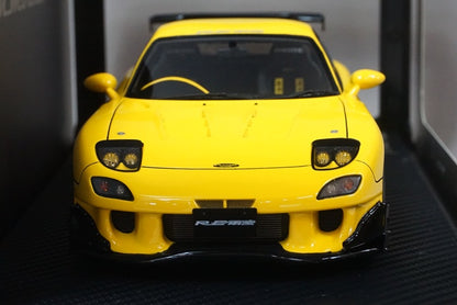 1:18 ignition model IG1042 Mazda RX-7 FD3S RE Amemiya Yellow model car