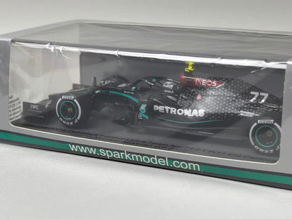 1:43 SPARK S6466 Mercedes AMG F1 W11 EQ Performance Austrian GP winner 2020 #77 Valtteri Bottas