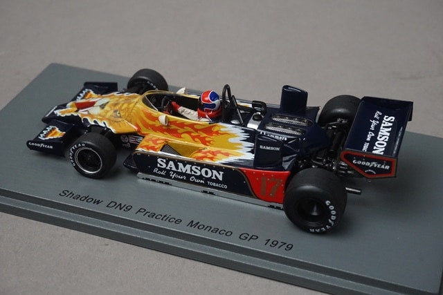 1:43 SPARK S7373 Shadow DN9 #17 Practice Monaco GP 1979 Jan Lammers