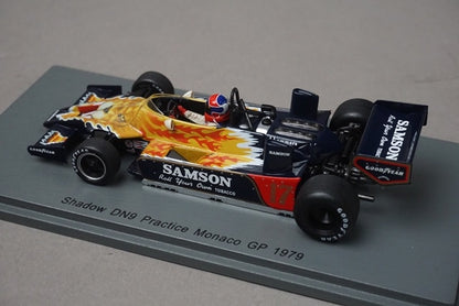 1:43 SPARK S7373 Shadow DN9 #17 Practice Monaco GP 1979 Jan Lammers