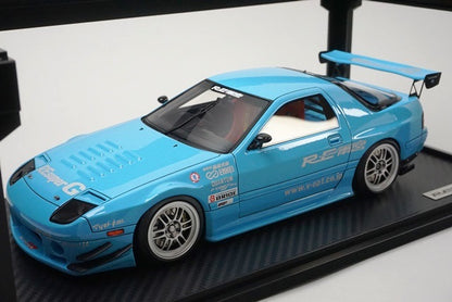 1:18 ignition model IG1519 Mazda RX-7 (FC3S) RE Amemiya Light Blue