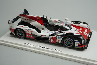1:43 SPARK 43LM18 Toyota TS050 Hybrid TOYOTA GAZOO Racing Le Mans Winner 2018 #8