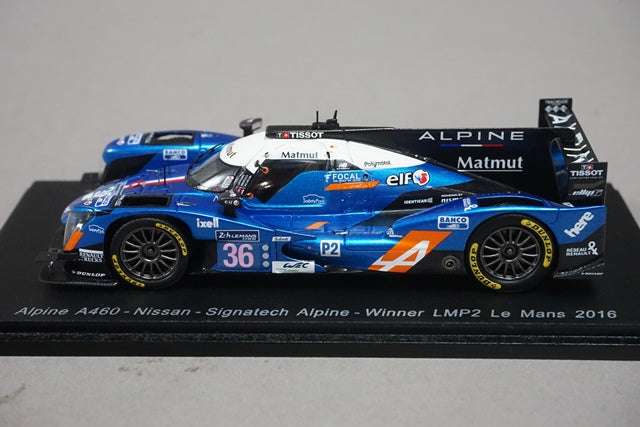 1:43 SPARK S5119 Alpine A460 Nissan Signatech Alpine Winner LMP2 LM 2016 #36 G.Menezes