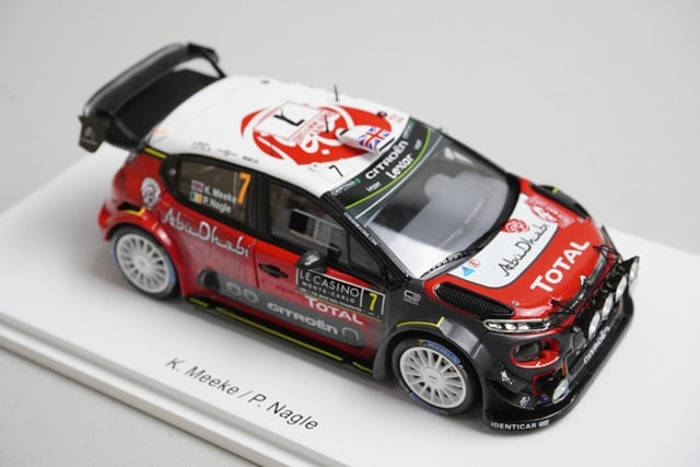 1:43 SPARK S5155 Citroen C3 WRC Monte Carlo Rally 2017 #7 model car