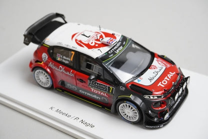 1:43 SPARK S5155 Citroen C3 WRC Monte Carlo Rally 2017 #7 model car