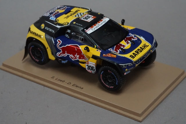 1:43 SPARK S5626 Peugeot 3008 DKR #306 PH Sport Dakar Rally 2019