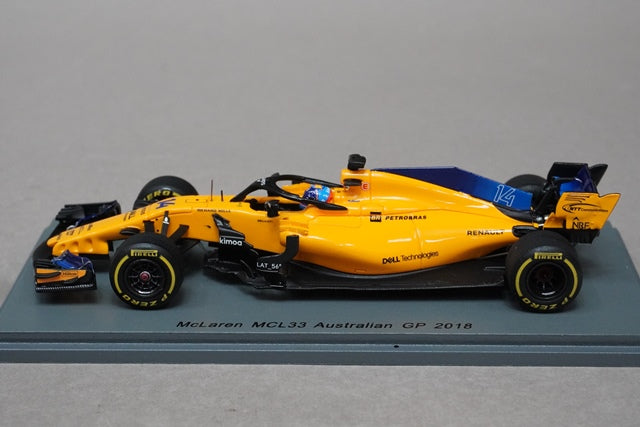 1:43 SPARK S6062 McLaren F1 Team #14 Australia GP 2018 MCL33 F.Alonso