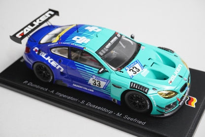 1:43 Spark SG337 BMW M6 GT3 Falken Motorsport Nurburgring 2017 #33 model car