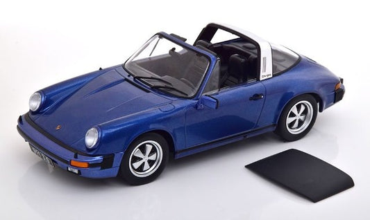 KKDC180681 KK scale 1:18 Porsche 911 Carrera 3.0 Targa 1977 blue-metallic
