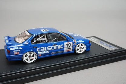 1:43 ignition model IG1848 CALSONIC Primera P10 JTCC INTERTEC Fuji 1994 #12 with Kazuyoshi Hoshino Metal Figure