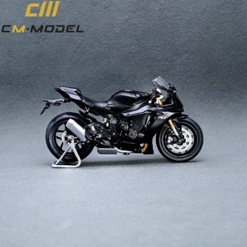 CM18-R1-0002BK CM-MODEL 1:18 YAMAHA YZF-R1 2018 Motorcycle Matt Black