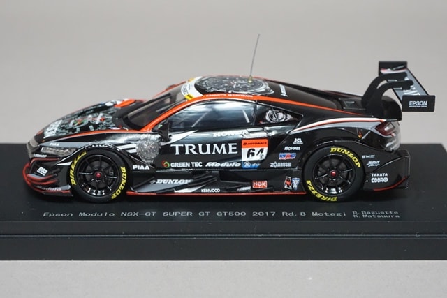 1:43 EBBRO 45552 Honda EPSON Modulo NSX-GT SUPER GT GT500 2017 Rd.8 Motegi #64