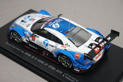 1:43 EBBRO 45626 NISMO Forum Engineering ADVAN GT-R GT500 #24 White/Blue