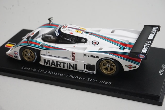 1:43 SPARK SB231 Lancia LC2 1000km SPA Winner 1985 #5 model car