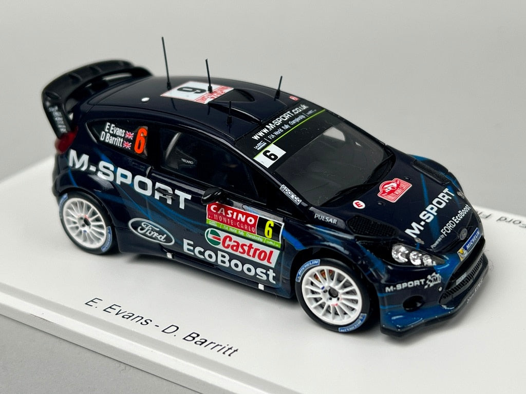 1:43 SPARK S3791 Ford Fiesta RS WRC Monte Carlo 2014 #6 model car