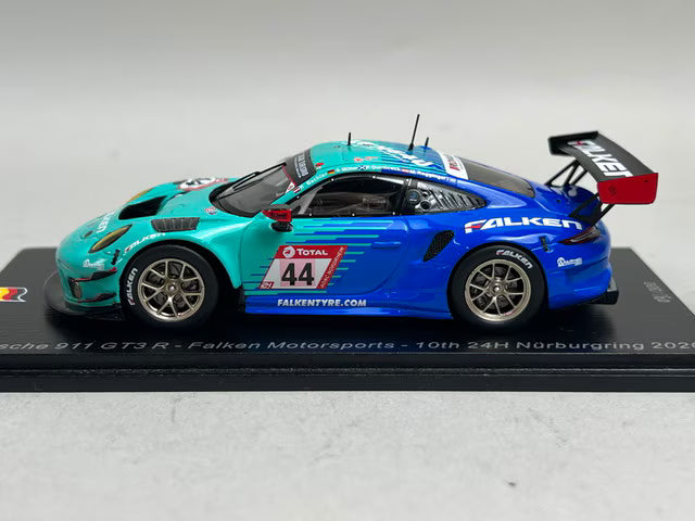 1:43 SPARK SG689 Porsche 911 GT3 R Falken Motorsports Nurburgring 24h 2020 #44
