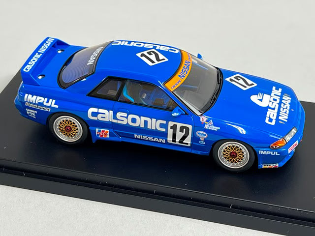 1:43 HPI 8023 Nissan CALSONIC Skyline JTC 1990 #12 Debut Win