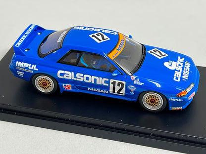 1:43 HPI 8023 Nissan CALSONIC Skyline JTC 1990 #12 Debut Win
