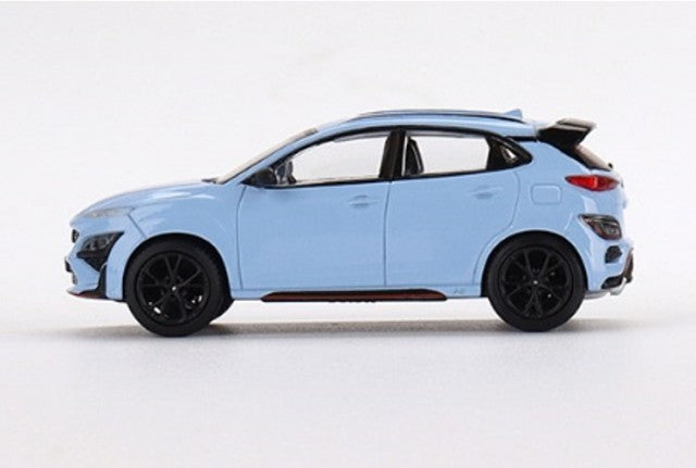 MGT00450-L TSM MINI-GT 1:64 Hyundai Kona N Performance Blue (Left-hand drive)