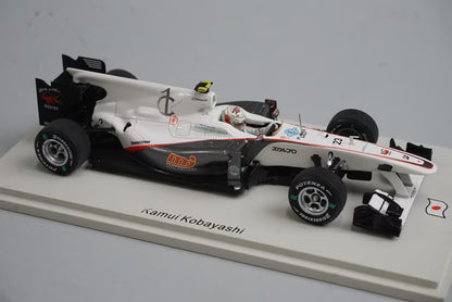 1:43 Spark SJ001 Sauber C29 Japanese GP 2010 #23 Kobayashi Kamui