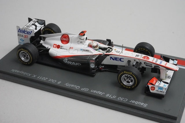 1:43 SPARK SS02 Suzuka Legend Custom Sauber C30 Japanese GP 2011 #16 Kamui Kobayashi