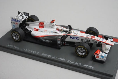 1:43 SPARK SS02 Suzuka Legend Custom Sauber C30 Japanese GP 2011 #16 Kamui Kobayashi