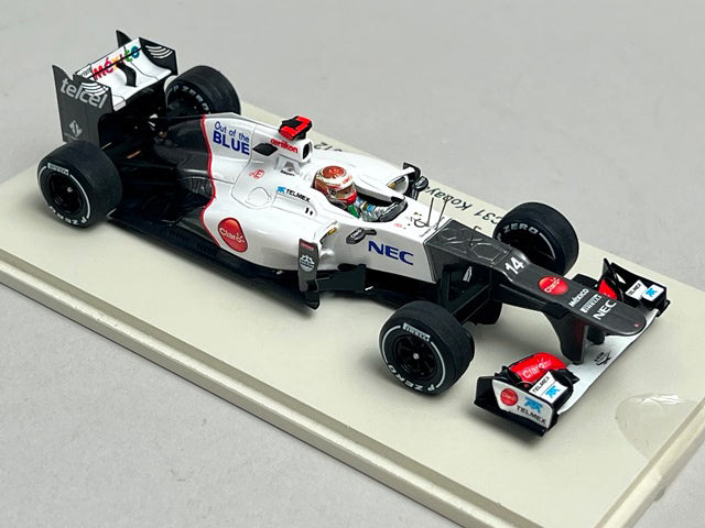 1:43 SPARK SS03 Suzuka 50th Anniversary Sauber C31 Ferrari Kobayashi Kamui 2012 #14 model car