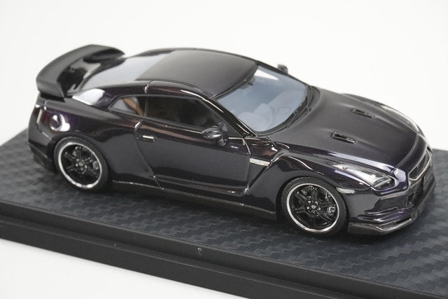 1:43 HPI 8437 Nissan GT-R (R35) Spec V Ultimate Opal Black model car