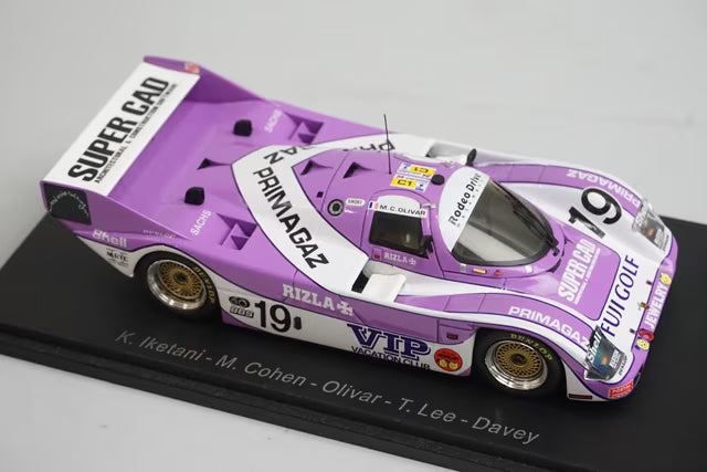 1:43 SPARK KBS017 Porsche 962C LM Le Mans 1990 #19 model car