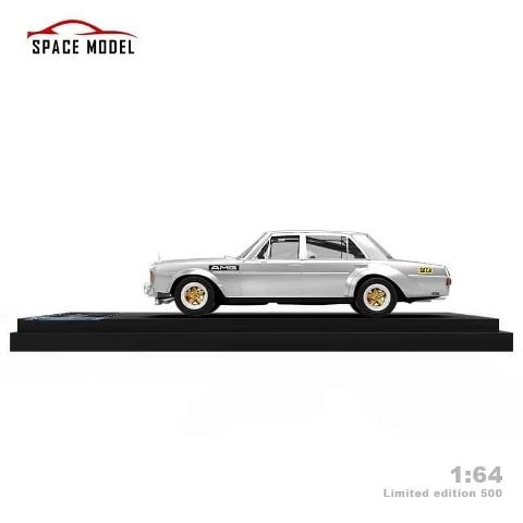 SPACE MODEL 1:64 Mercedes Benz 300SEL AMG Silver