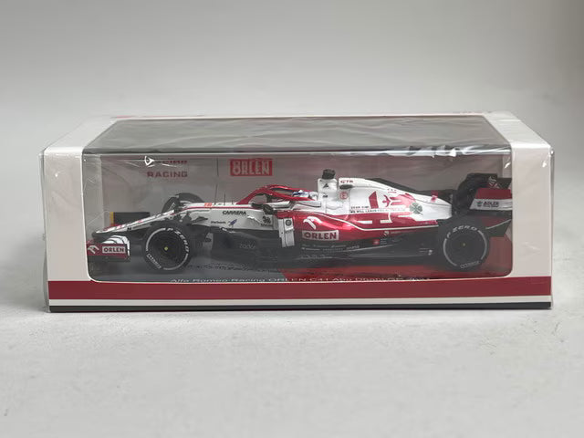 1:43 SPARK S7856 Alfa Romeo Racing ORLEN C41 Abu Dhabi GP 2021 #7 K.Raikkonen