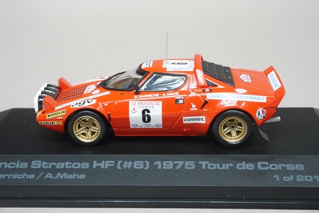 1:43 HPI 8072 Lancia Stratos HF Tour de Corse 1975 #6 model cars