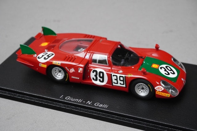 1:43 SPARK S4366 Alfa Romeo 33/2 Le Mans 1968 #39 model car