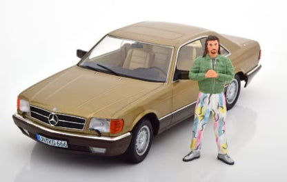 KKDC180335 KK scale 1:18 Mercedes 500 SEC C126 1987 golden metallic