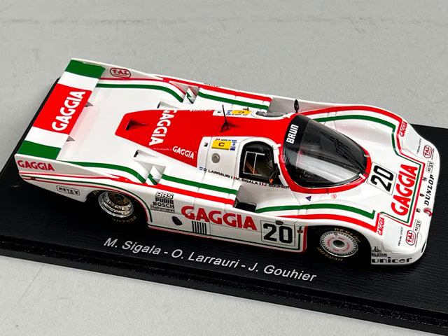 1:43 Spark S4436 Porsche 956 Le Mans 7th 1984 #20 M. Sigara / O. Larrauri / J. Gouillet