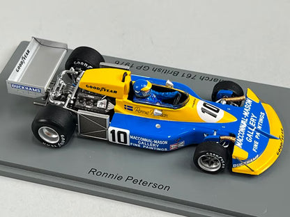 1:43 SPARK S7270 March 761 British GP R.Peterson 1976 #10