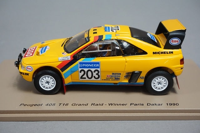 1:43 SPARK S5624 Peugeot 405 T16 Grand Raid Dakar Paris 1990 Winner #203