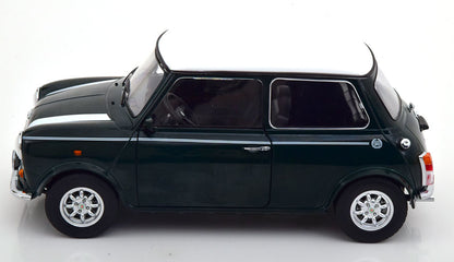 KKDC120051L KK scale 1:12 Mini Cooper 1990 Dark Green White LHD model car