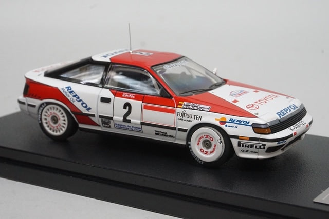 1:43 HPI 8088 Toyota Celica FT-Four Tour de Corse 1991 #2 C.Sainz/L.Moya